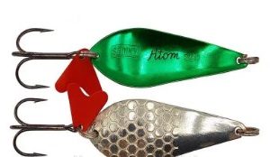 Блешня SPINNEX atom 20 г срібло/зелене