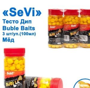 Повітряне тісто Sevi в дипе Buble Baits мед