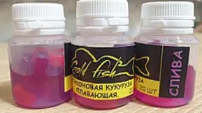 Силіконова сьедобная плаваюча кукурудза Gold fish Зливу