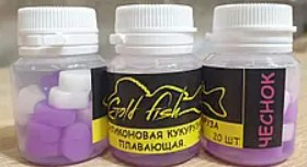 Силіконова сьедобная плаваюча кукурудза Gold fish Часник біло-фіолетова