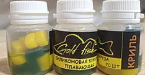 Силіконова сьедобная плаваюча кукурудза Gold fish Кріль