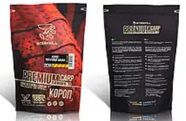 Прикормка INTERKRILL Premium Карп-Полуниця-Банан 1кг