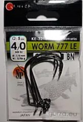 Гачки Gurza worm 777 le № 4/0