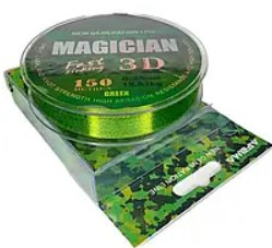 Волосінь 3D Feima Magician green 0.25 мм 11,1 кг 150 м