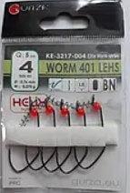 Гачки Gurza worm 401 lehs № 4