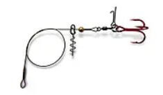 Сталевий повідець STINGER PIKE RIG ST36 RED № 1