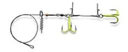 Сталевий повідець STINGER PIKE RIG DUO ST36 CHuv №1/0