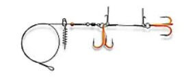 Сталевий повідець STINGER PIKE RIG DUO ST36 ORuv № 2/0