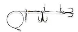Сталевий повідець STINGER PIKE RIG DUO ST36 BC №1/0