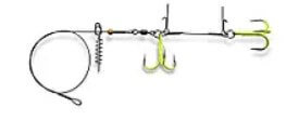 Сталевий повідець STINGER PIKE RIG DUO ST36 CHuv №3/0