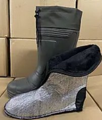 Чоботи з утепленою фольгованою вкладкою 46 розмір з ЕВА Е-05 до -45°