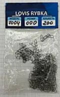 Застібка американка No000 200 шт.
