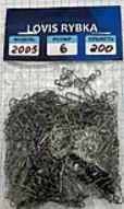 Карабін із вертлюгом американка 2005 No6 200 шт.