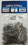 Карабін із вертлюгом американка 2005 No8 200 шт.