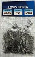 Карабін із вертлюгом американка 2005 No12 200 шт.