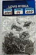 Карабін із вертлюгом американка 2005 No14 200 шт.
