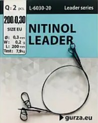 Поводок Gurza Nitinol Leader 20см 0,30мм 7.9кг