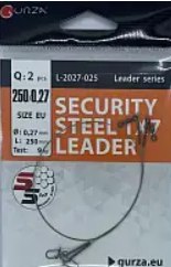 Поводок 1x7 Gurza SECURITY STEEL 25см 0.27мм 9кг
