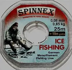 Волосінь Spinnex Ice Fishing 25+10m 0,20 мм