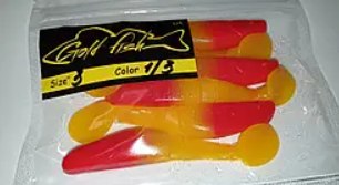 Силікон Predator 3" сьедобный "Gold fish" color 1/3