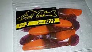 Силікон Predator 3" сьедобный "Gold fish" color 18/4