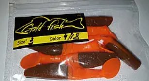 Силікон Predator 3" сьедобный "Gold fish" color 4/18