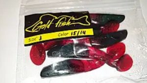 Силікон Predator 3" сьедобный "Gold fish" color 15/14
