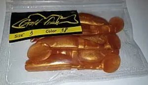 Силікон Predator 3" сьедобный "Gold fish" color 38