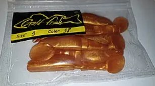 Силікон Predator 3" сьедобный "Gold fish" color 38