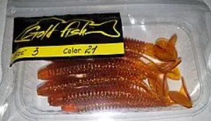 Силікон Ніндзя 3" сьедобный "Gold fish" color 21
