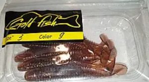 Силікон Ніндзя 3" сьедобный "Gold fish" color 9