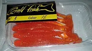 Силікон Ніндзя 3" сьедобный "Gold fish" color 16