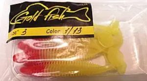 Силікон Ніндзя 3" сьедобный "Gold fish" color 1/13