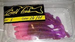 Силікон Ніндзя 3" сьедобный "Gold fish" color 24/41