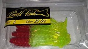 Силікон Ніндзя 3" сьедобный "Gold fish" color 35/25