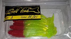 Силікон Ніндзя 3" сьедобный "Gold fish" color 35/25