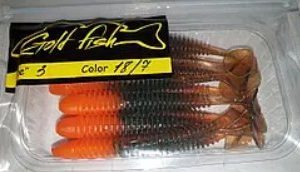 Силікон Ніндзя 3" сьедобный "Gold fish" color 18/7