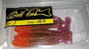 Силікон Ніндзя 3" сьедобный "Gold fish" color 16/4