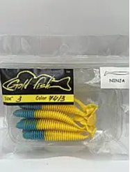 Силікон Ніндзя 3" знімний "Gold fish" color 74/3