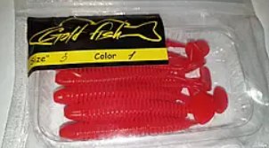 Силікон Ніндзя 3" сьедобный "Gold fish" color 1