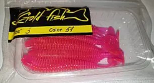 Силікон Ніндзя 3" сьедобный "Gold fish" color 51