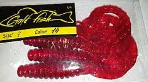 Силікон Кирлиграб 4" сьедобный "Gold fish" color 14