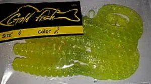 Силікон Кирлиграб 4" сьедобный "Gold fish" color 2