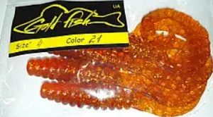 Силікон Кирлиграб 4" сьедобный "Gold fish" color 21