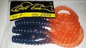 Силікон Кирлиграб 4" сьедобный "Gold fish" color 29/16