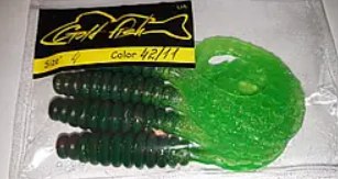 Силікон Кирлиграб 4" сьедобный "Gold fish" color 42/11