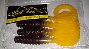 Силікон Кирлиграб 4" сьедобный "Gold fish" color 9/3