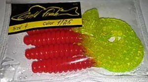 Силікон Кирлиграб 4" сьедобный "Gold fish" color 1/25