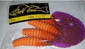 Силікон Кирлиграб 4" сьедобный "Gold fish" color 43/41