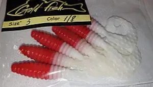 Силікон Кирлиграб 3" сьедобный "Gold fish" color 1/8